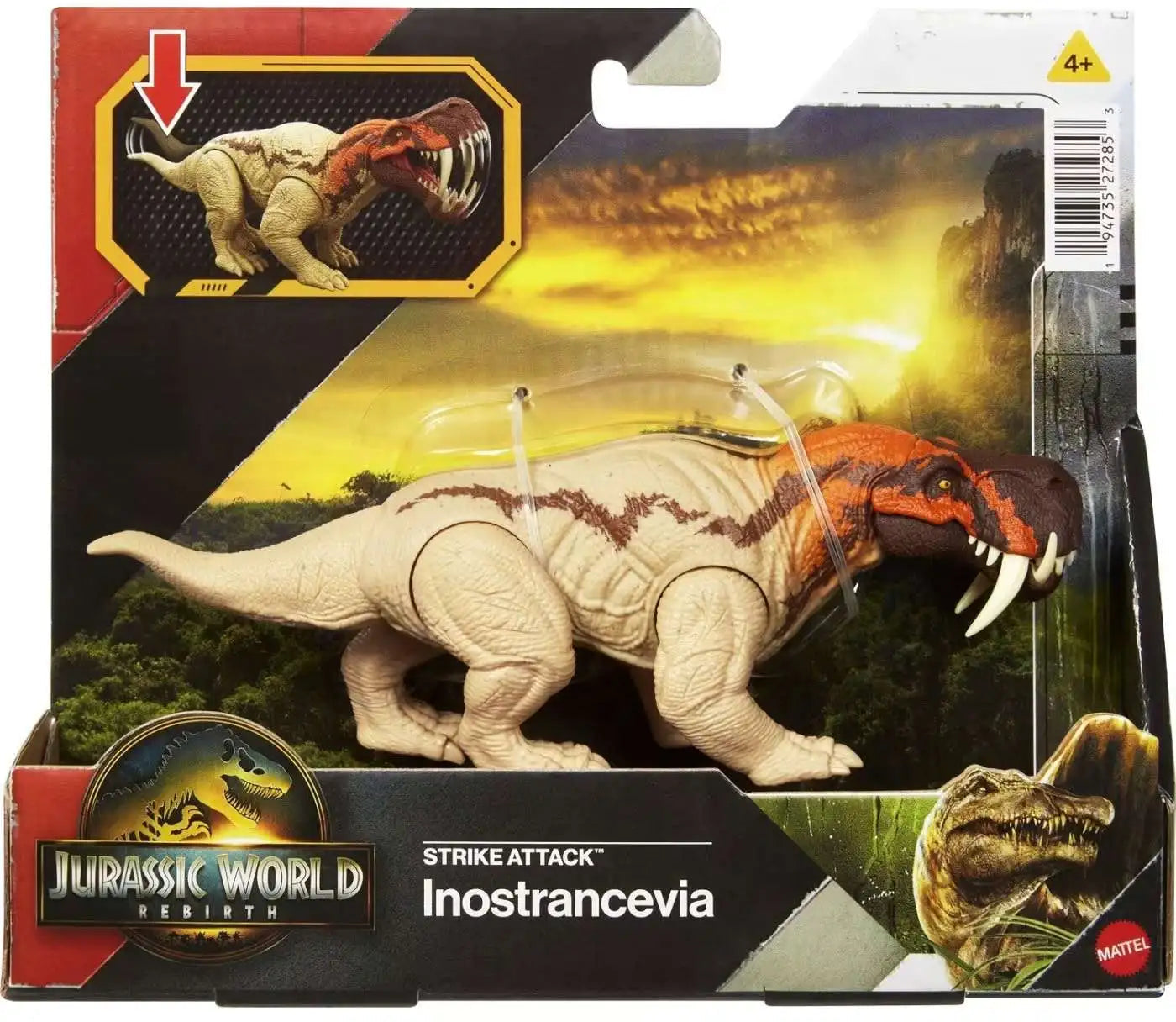 Inostrancevia Strike Attack Jurassic World Rebirth