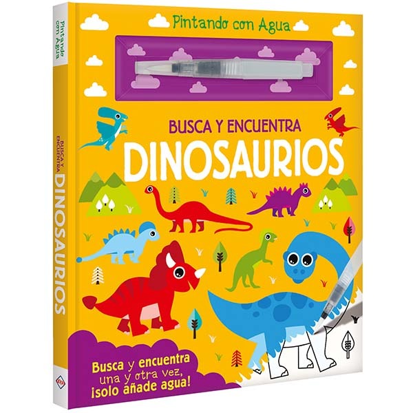 Libro busca y encuentra dinosaurios