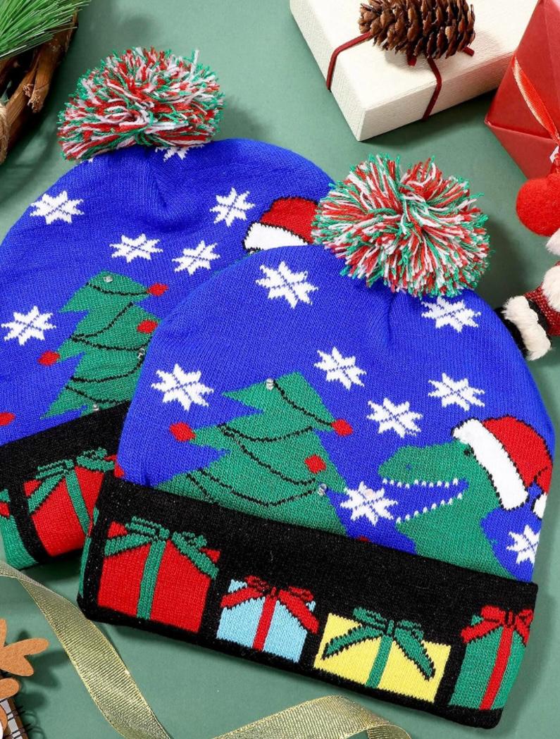 Gorro Navidad con Luz talla única