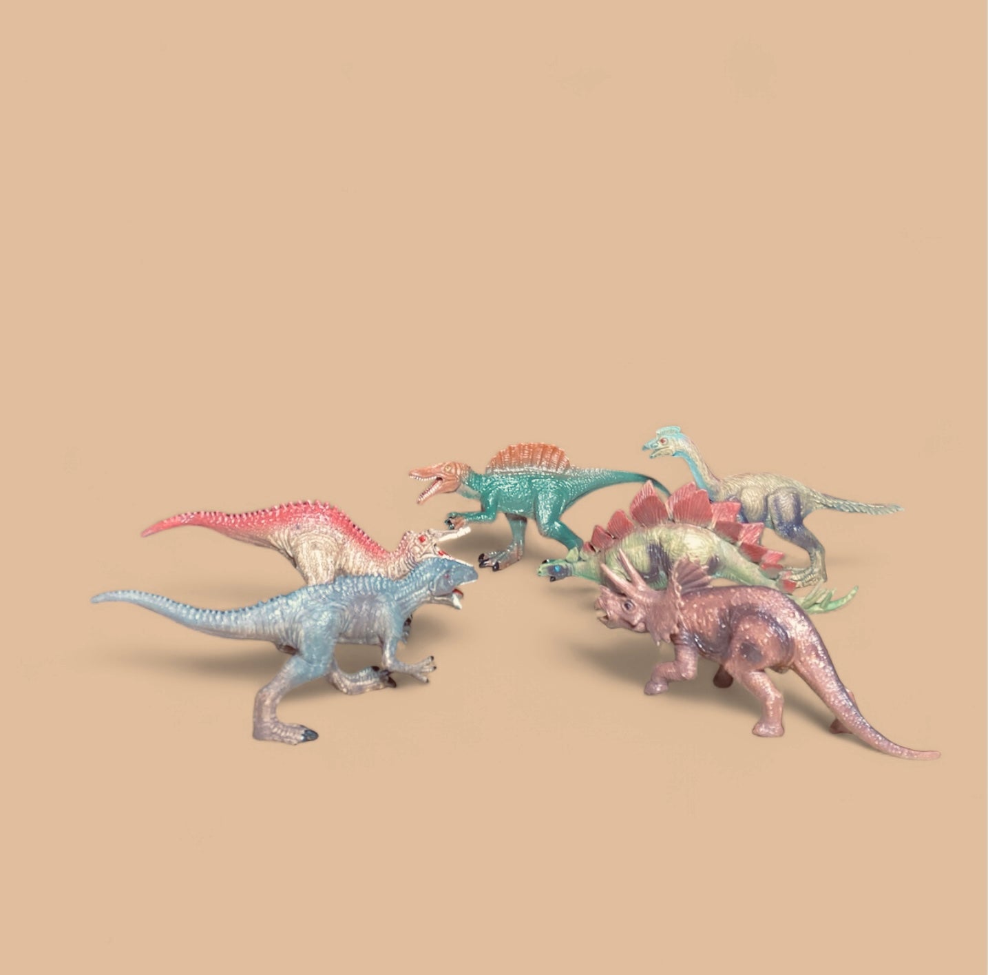 Set de dinosaurios 6 unidades
