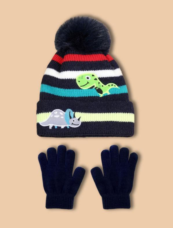 Set gorro y guantes 3-8 años