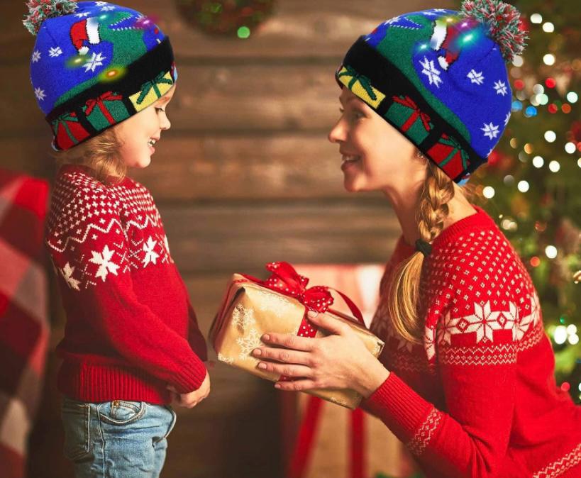 Gorro Navidad con Luz talla única