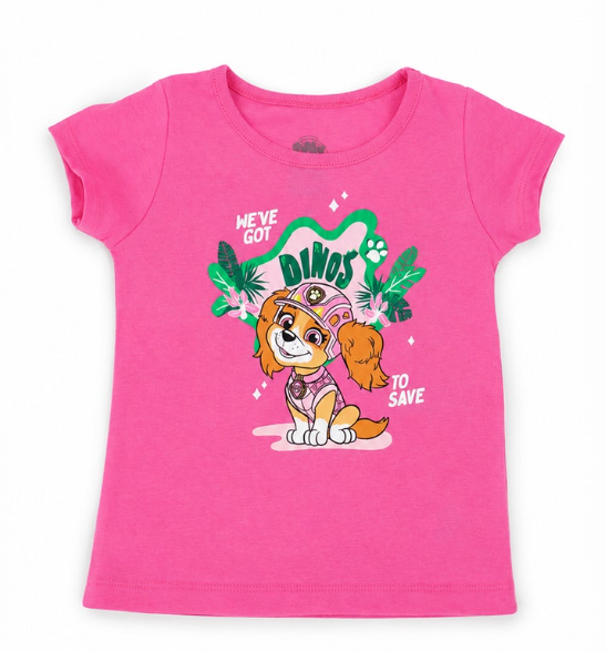 Camiseta Rosada Paw Patrol St Jacks