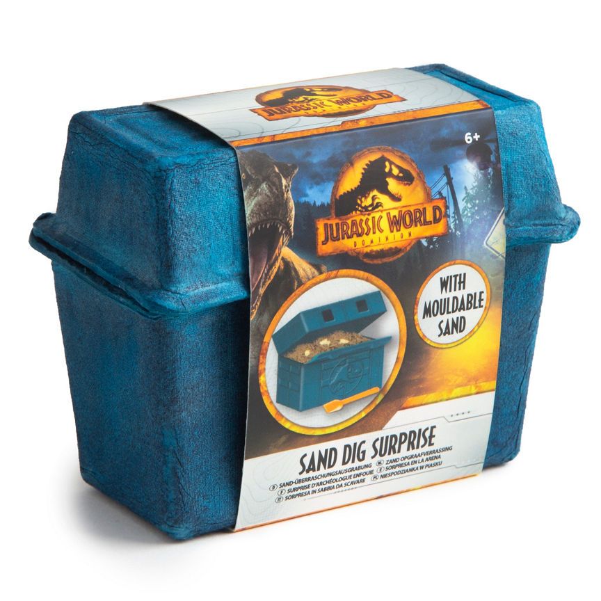 Baúl Sorpresa de Excavación arena Jurassic World