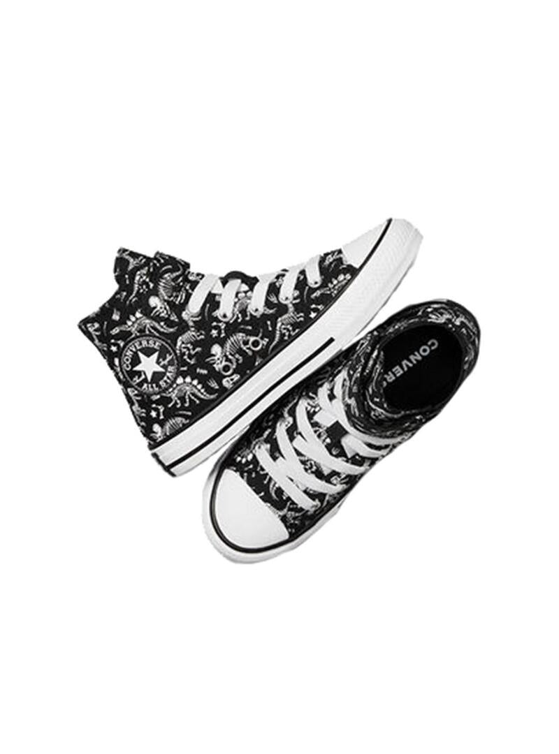 Converse dinosaurios negras