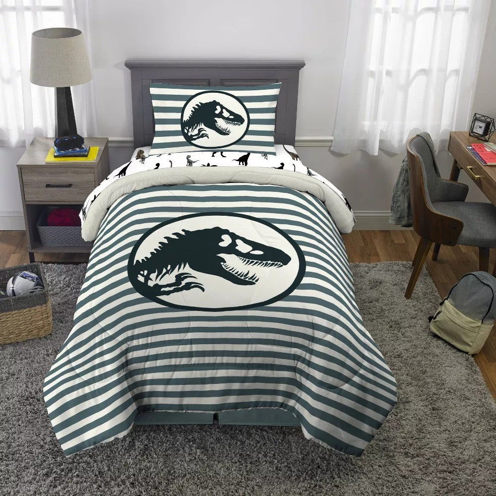 Edredón Jurassic reversible individual