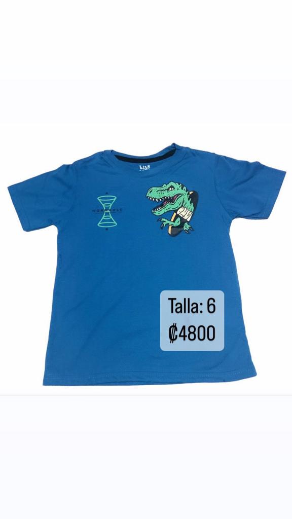 Camiseta azul kids Land