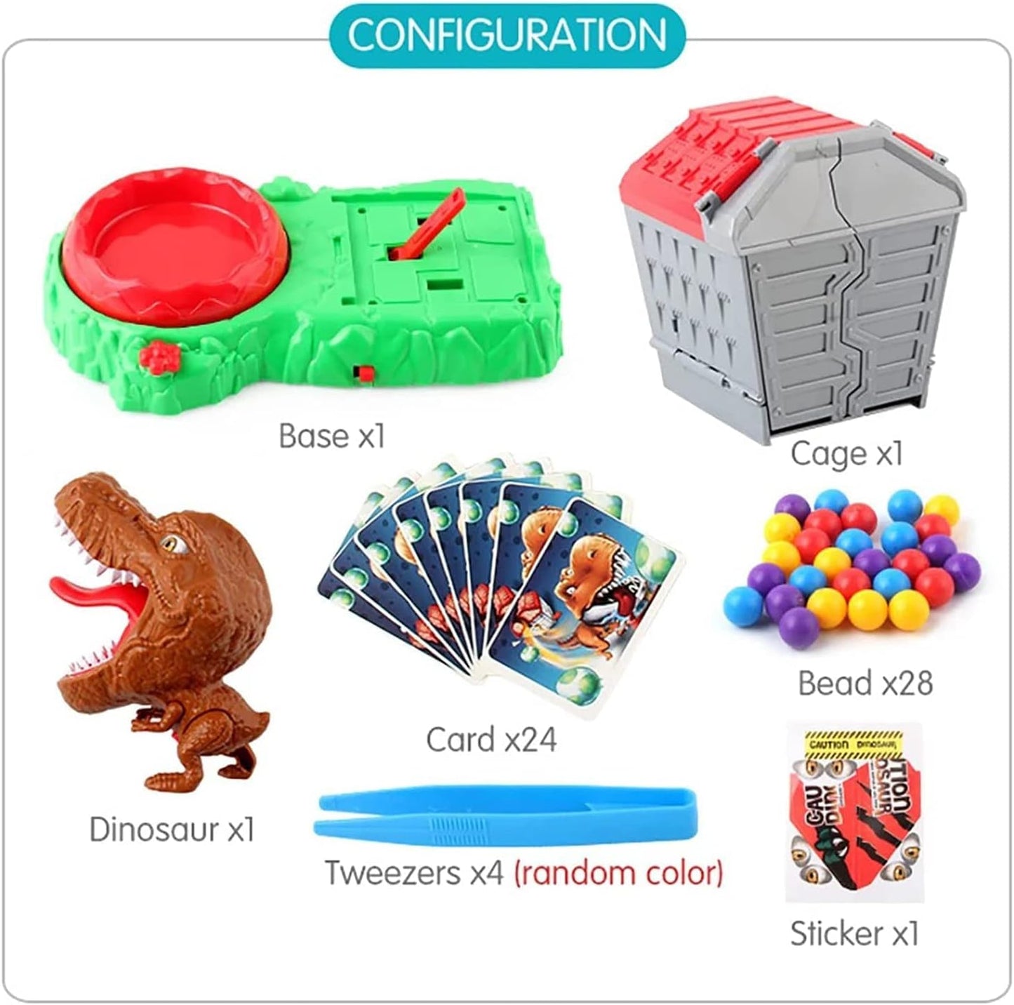 Precaucion Dinosaurio Juego de Mesa
