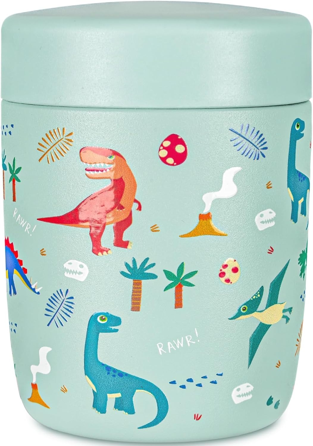 Termo turquesa dinosaurios 9 onz