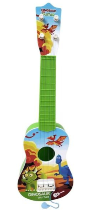 Guitarra Pequeña de Dinosaurios 3a+