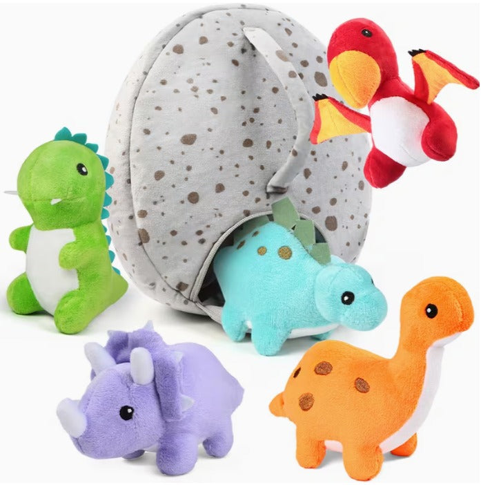 Huevos con Dinos de Peluche