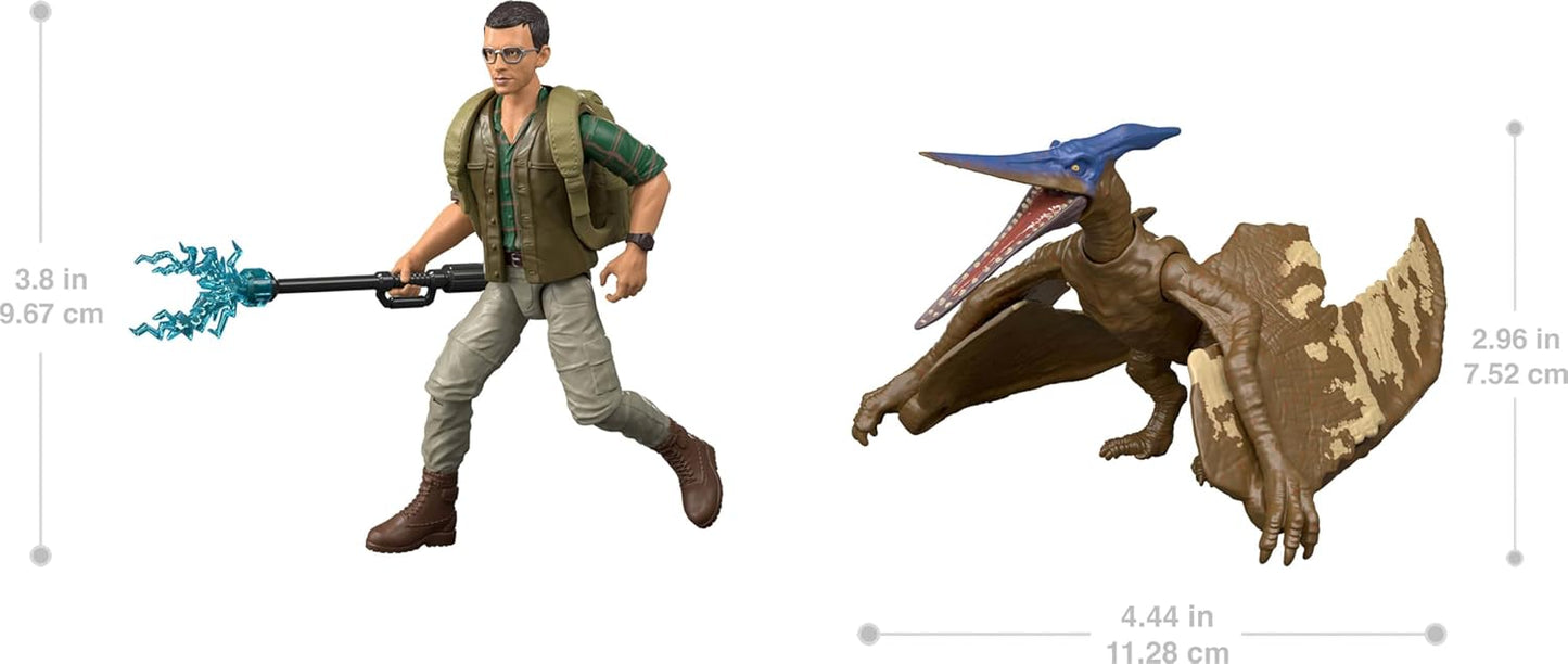 Set Dr. Henry Loomis y Pteranodon Jurassic World Rebirth