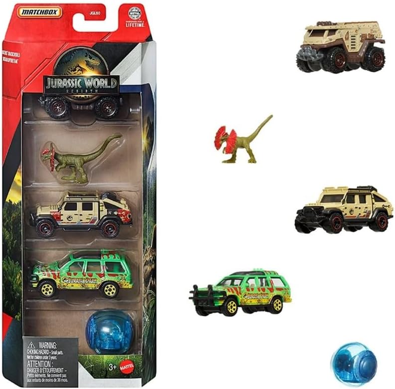 Set Matchbox Buscadores de Adventura Jurassic World Rebirth