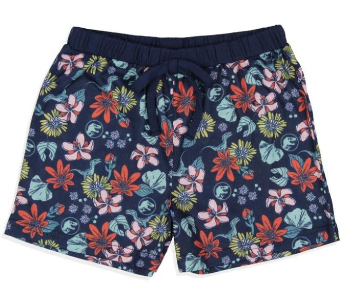 Pijama Jurassic World Clever Girl Azul Flores niñas