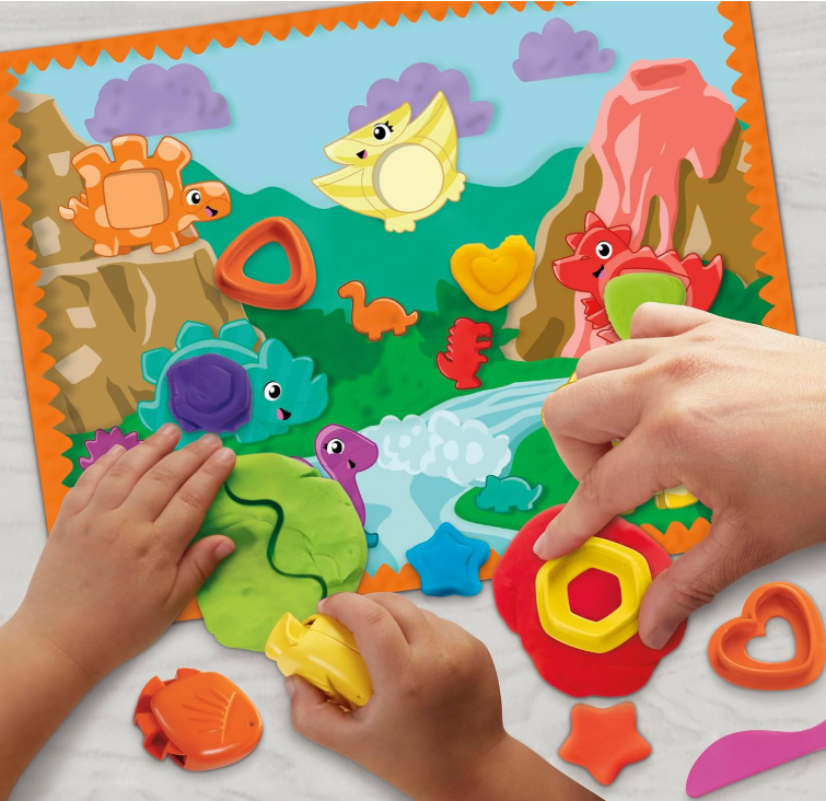 Set de plasticina Play Doh Dinosaurio Formas y Colores