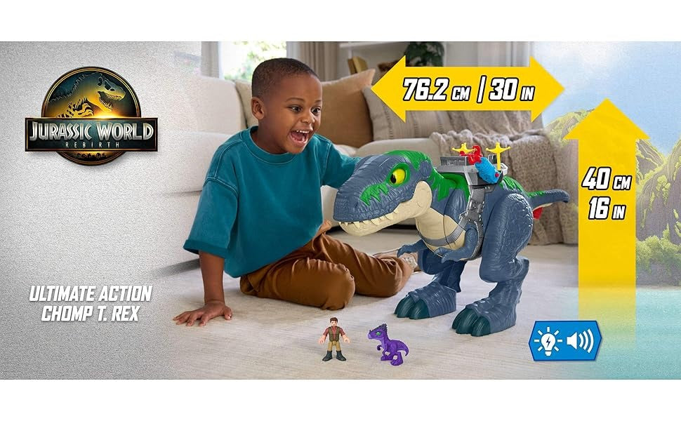 Tiranosaurio Rex Imaginext Jurassic World Rebirth