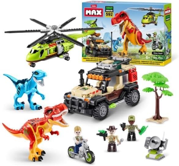 Dino Adventura Bloque de construcción Zur Max