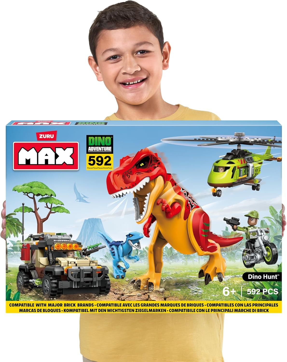 Dino Adventura Bloque de construcción Zur Max