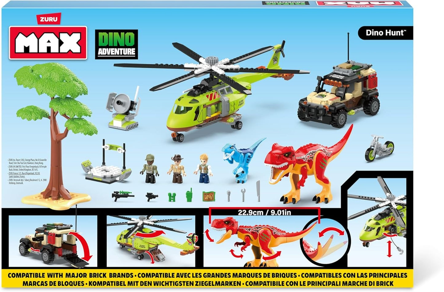 Dino Adventura Bloque de construcción Zur Max