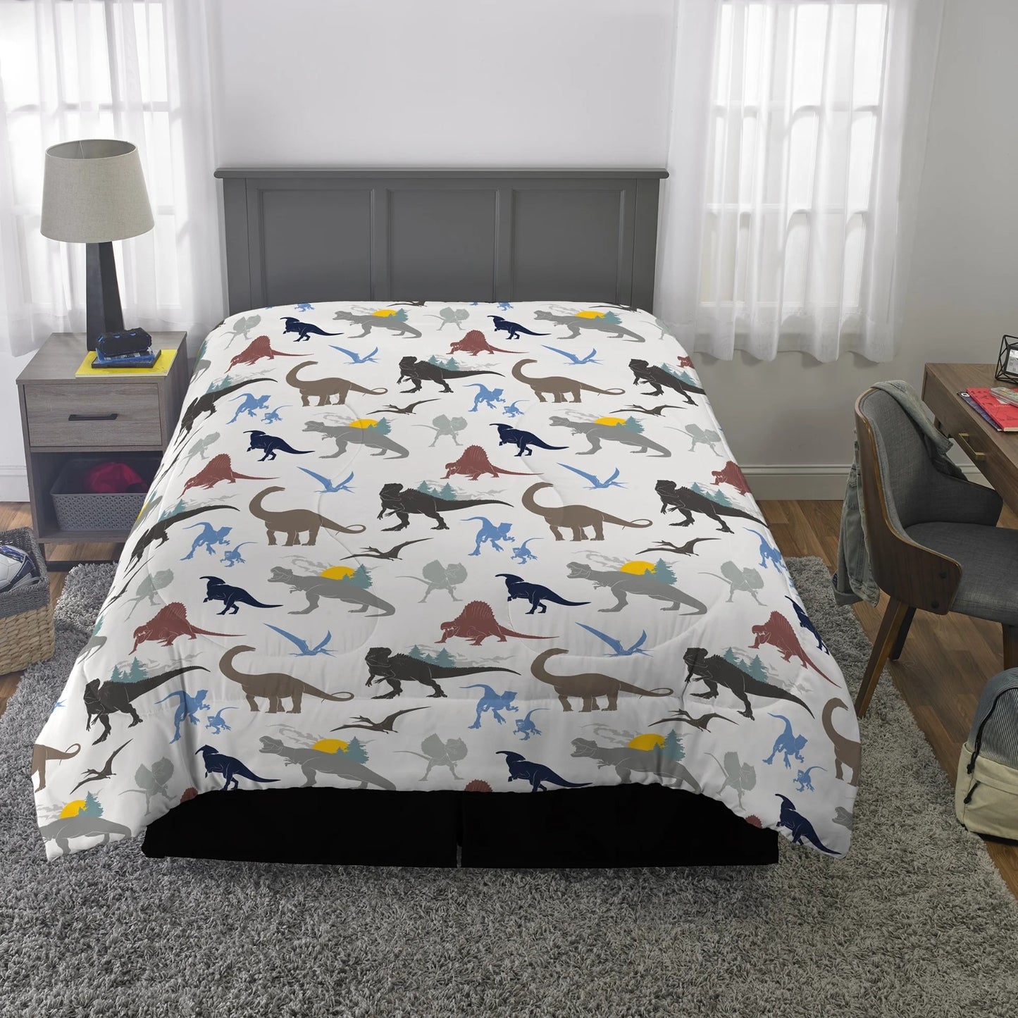 Edredón Jurassic World reversible Twin/Full