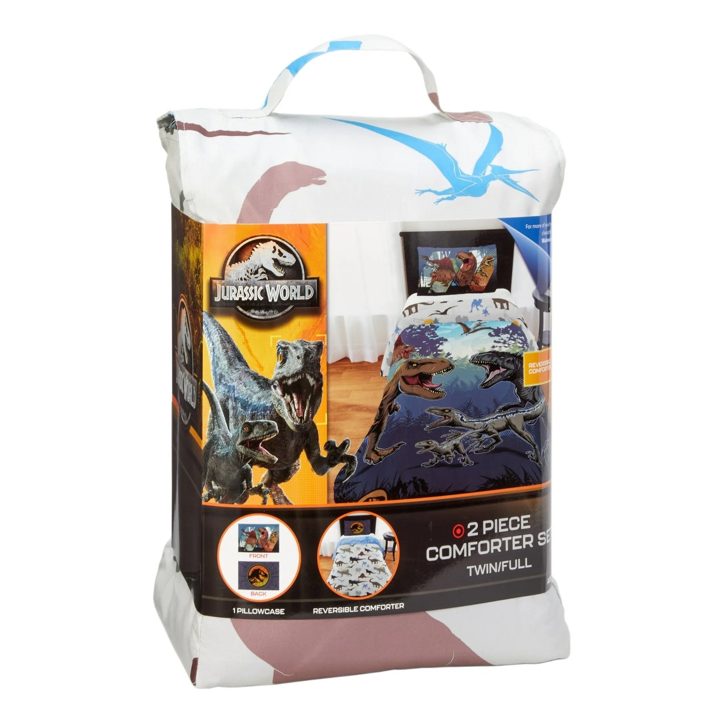 Edredón Jurassic World reversible Twin/Full