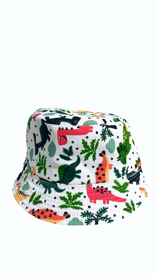 Sombrero blanco dinosaurios