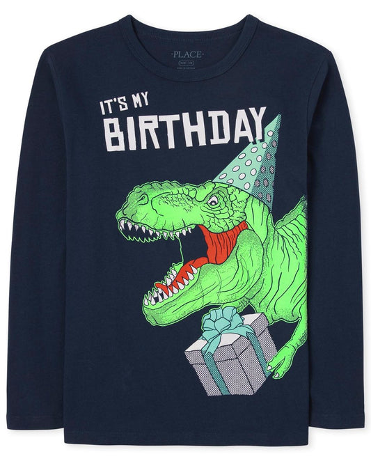 Camiseta manga larga Happy Bday