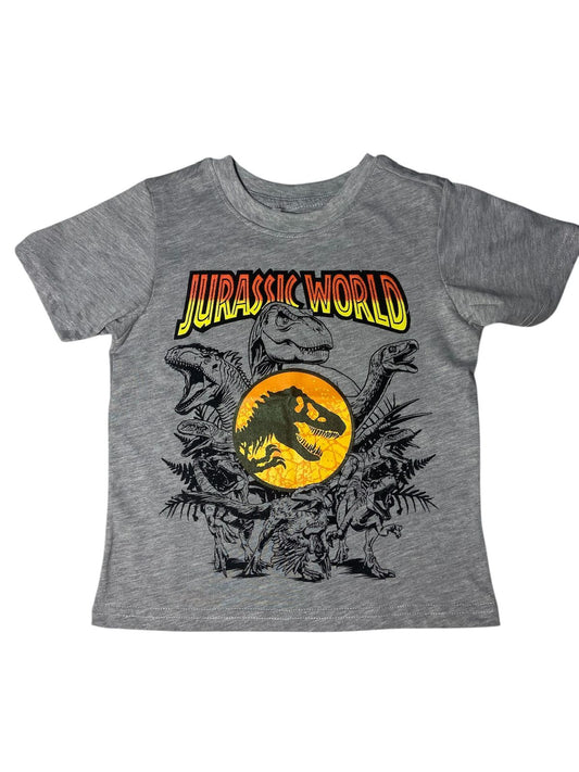 Camiseta Gris Jurassic World Colores