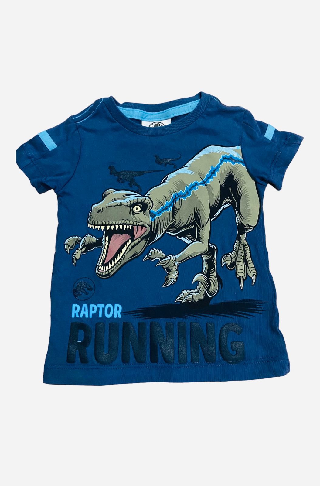 Camiseta azul Jurassic Running Blue