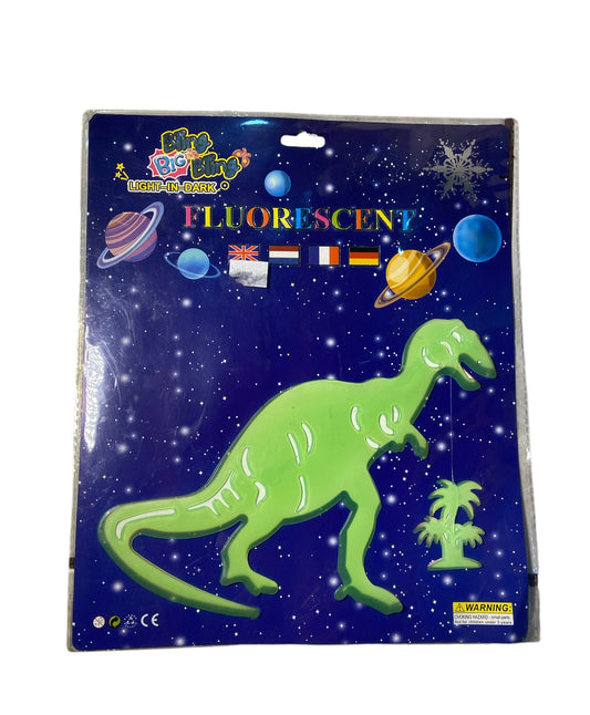 Dinosaurio que brilla en la oscuridad