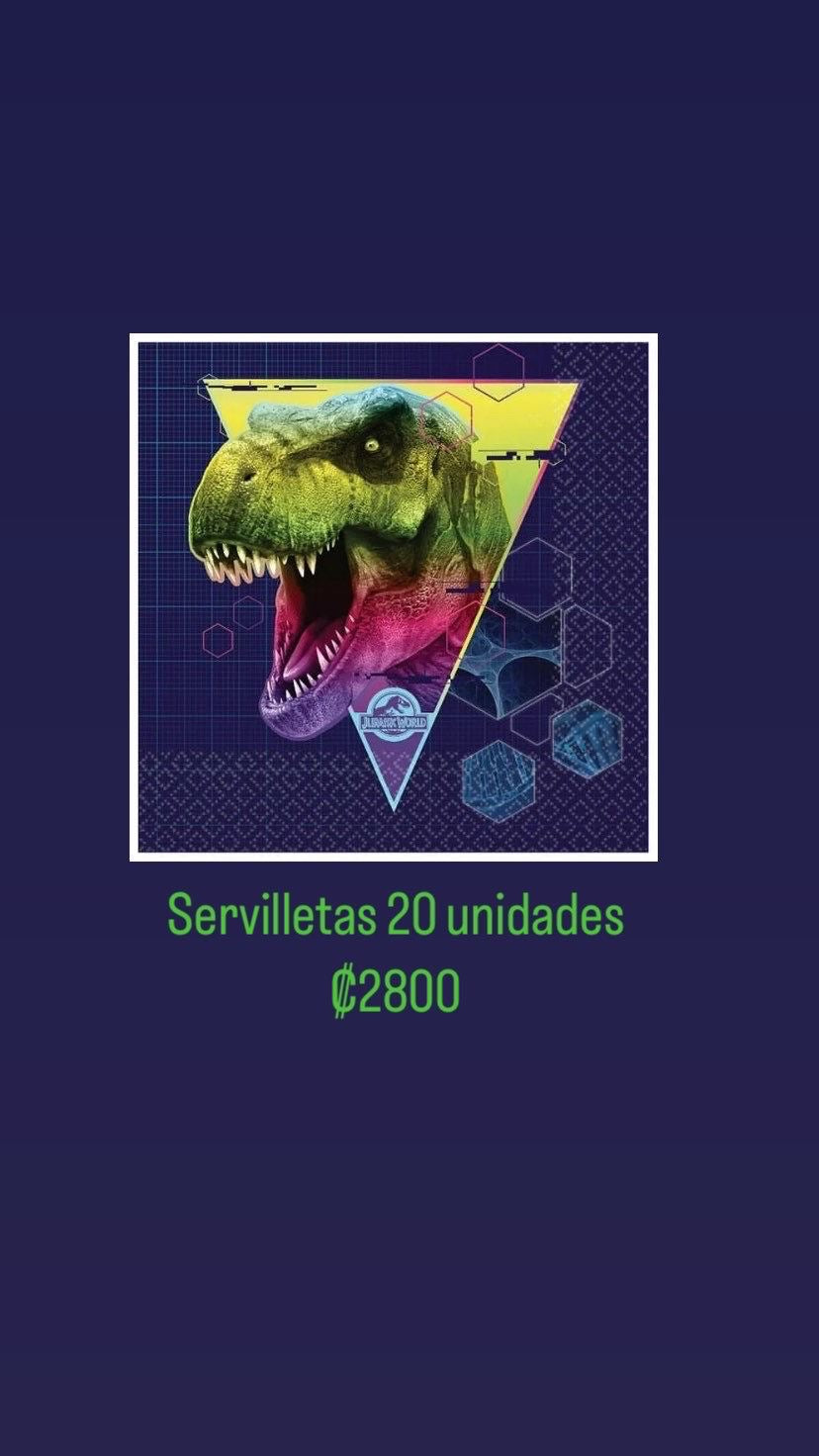 Servilletas Jurassic World