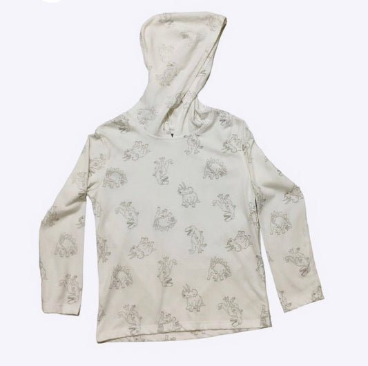 Abrigo Ivory con Hoddie niñas