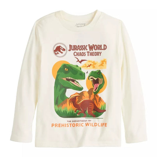 Camisa Manga Larga Jurassic World Prehistoric Wildlife