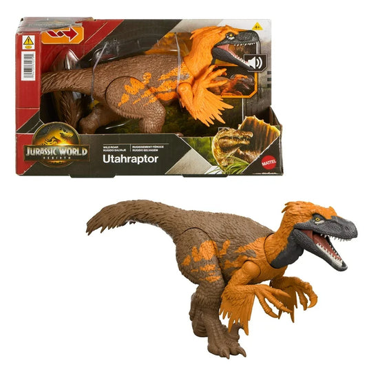 Utahraptor Rugido Salvaje Jurassic World Rebirth