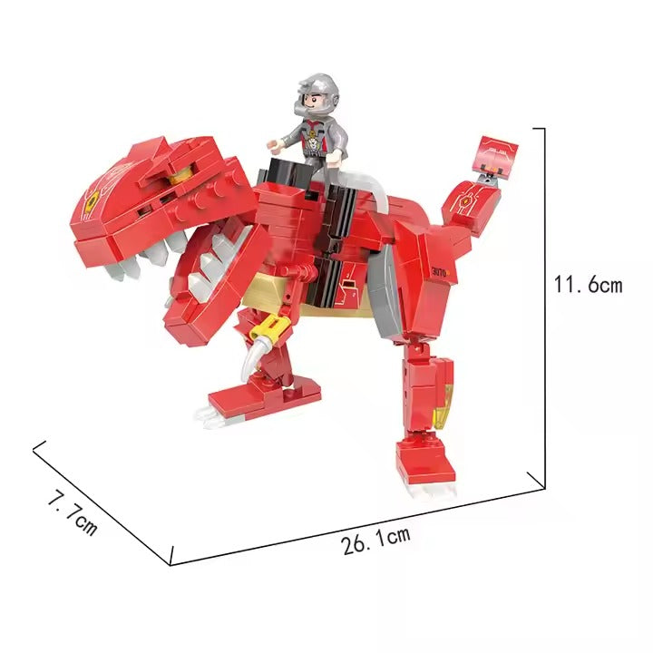 T Rex y carro armable dos en uno