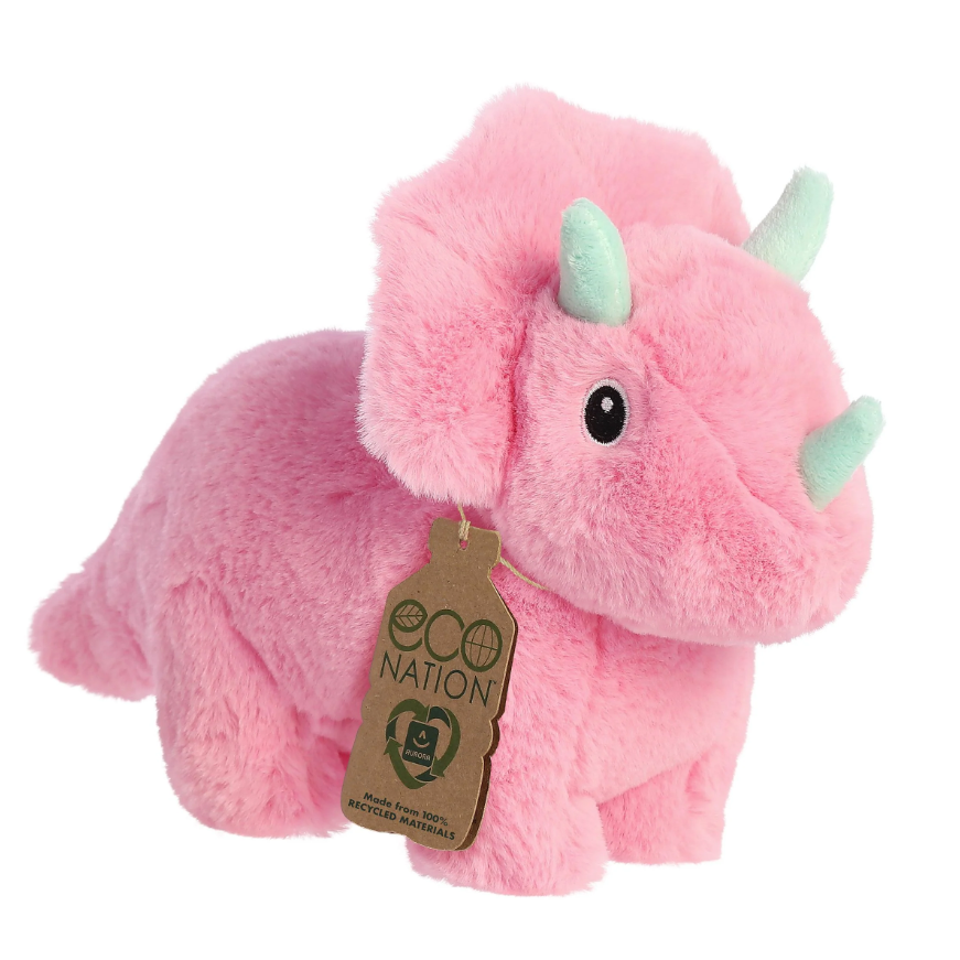 Peluche Triceratops Rosado