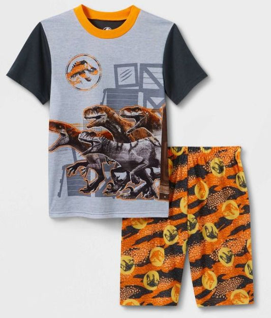 Pijama Jurassic Naranja