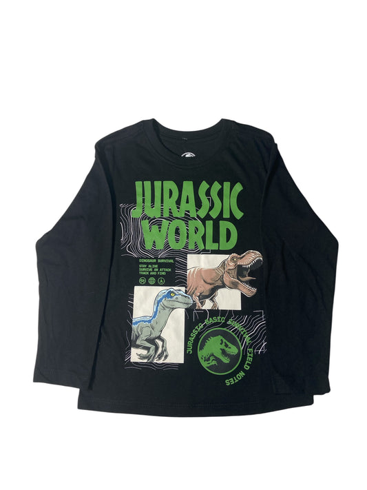 Camiseta Manga Larga Negra Jurassic World