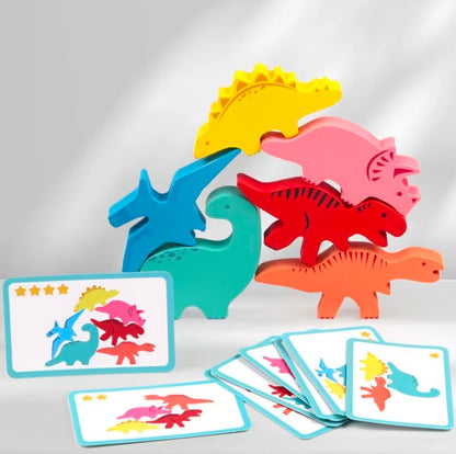 Juego de dinosaurios para apilar