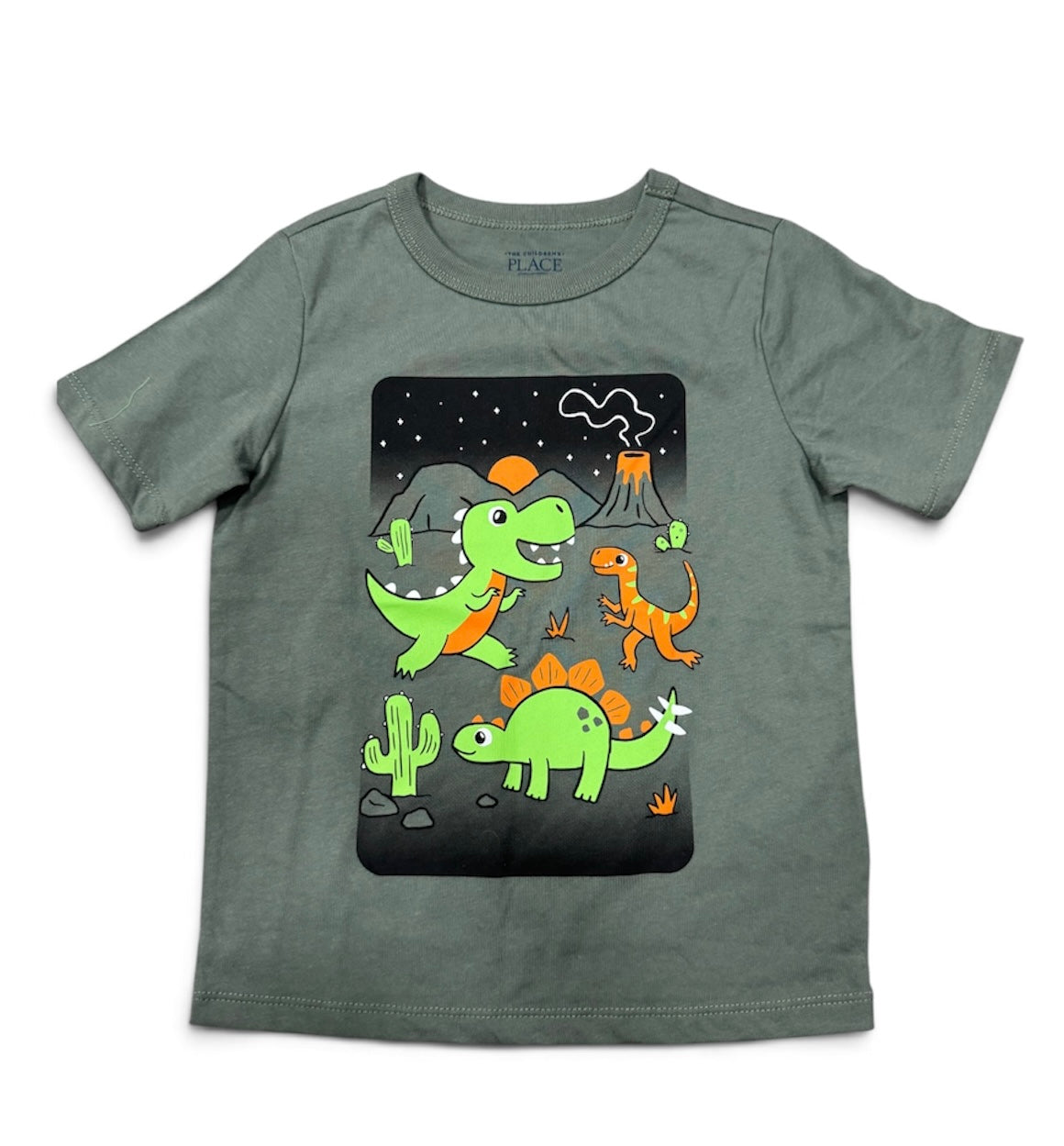 Camiseta Dino noche en el desierto