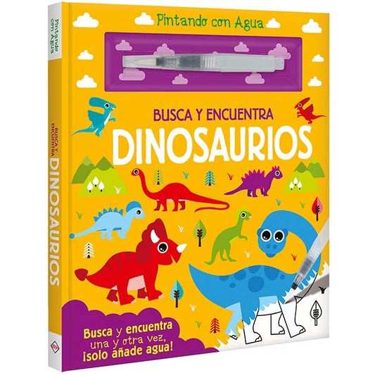 Libro busca y encuentra dinosaurios