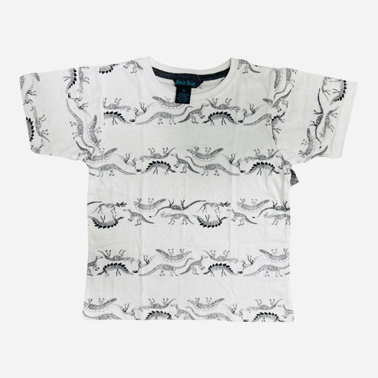 Camiseta Blanca Dinos Esqueletos