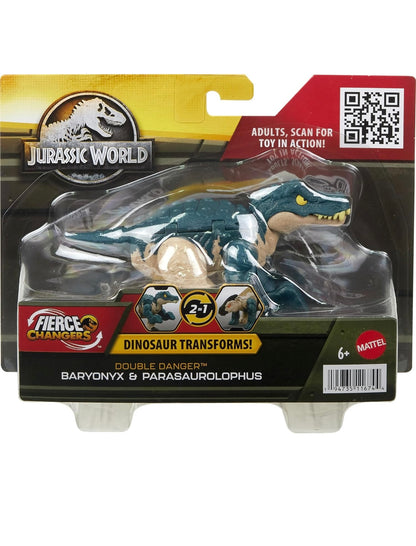 Fierce Changer Dino Transforms Baryonyx & Parasaurolophus