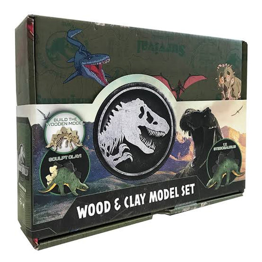 Set de Modelo de Madera y Arcilla Jurassic World