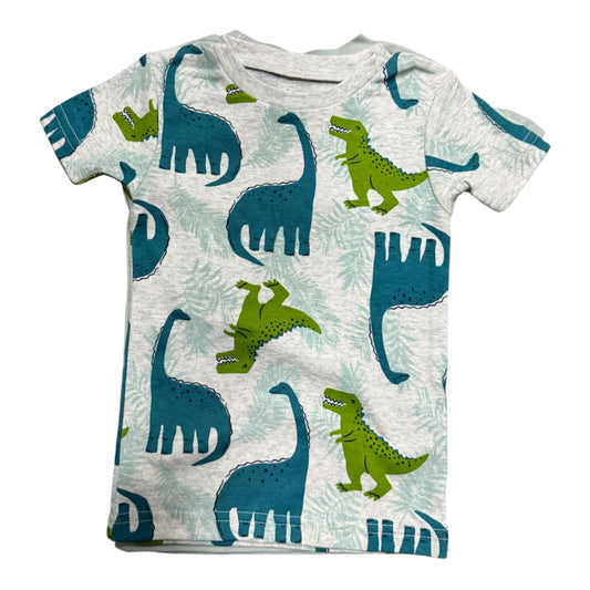 Camisetas  Braquiosaurio y T Rex 2 unidades