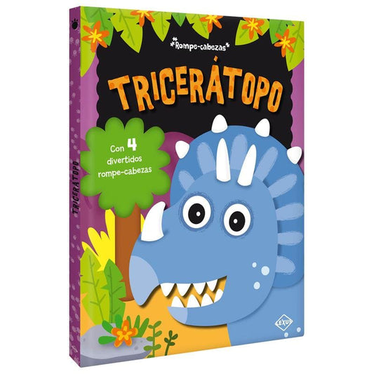 Libro rompecabezas Triceratops