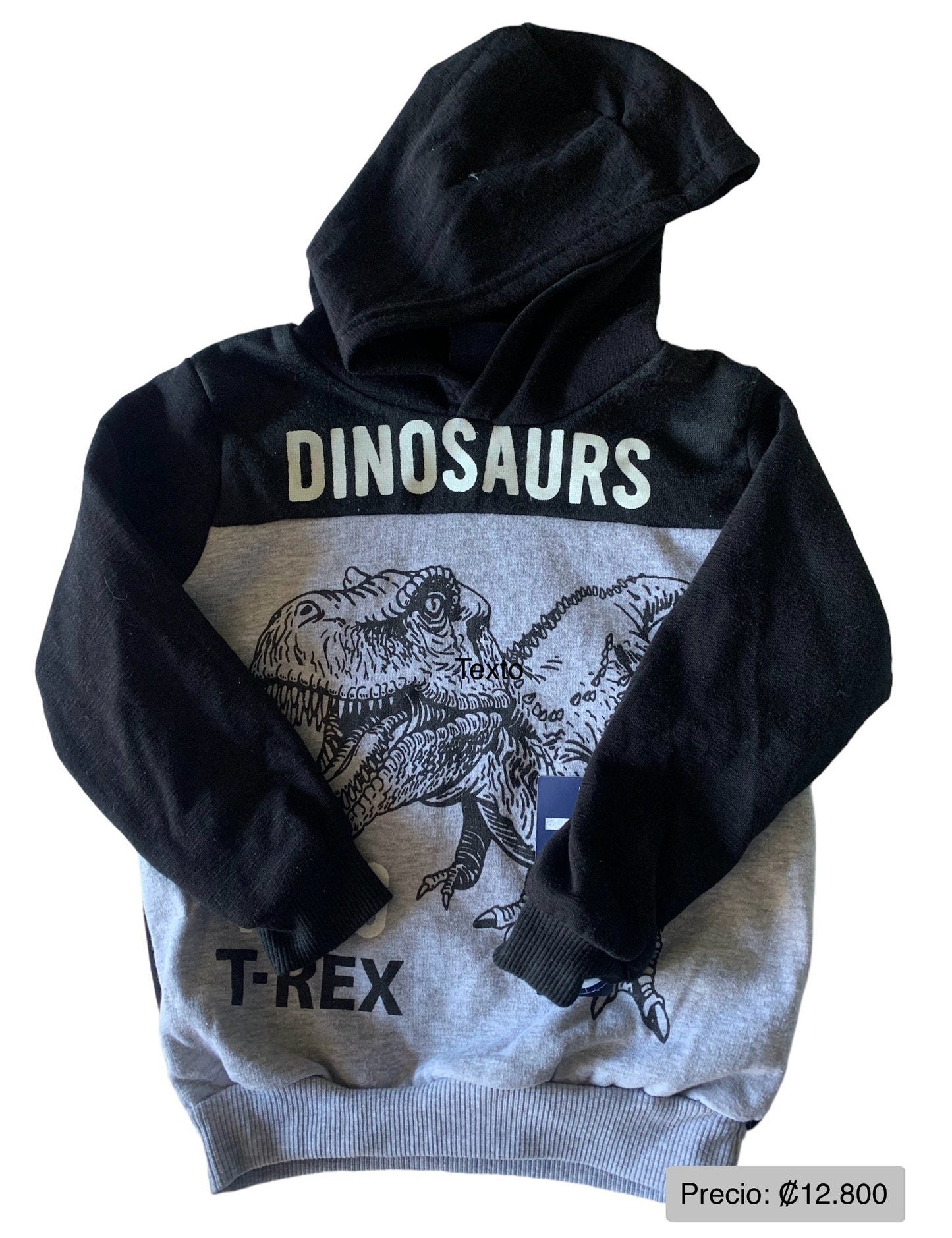 Abrigo gris/negro dinosaurs