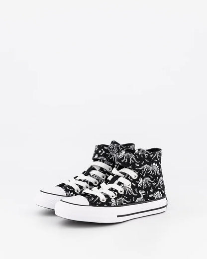 Converse dinosaurios negras