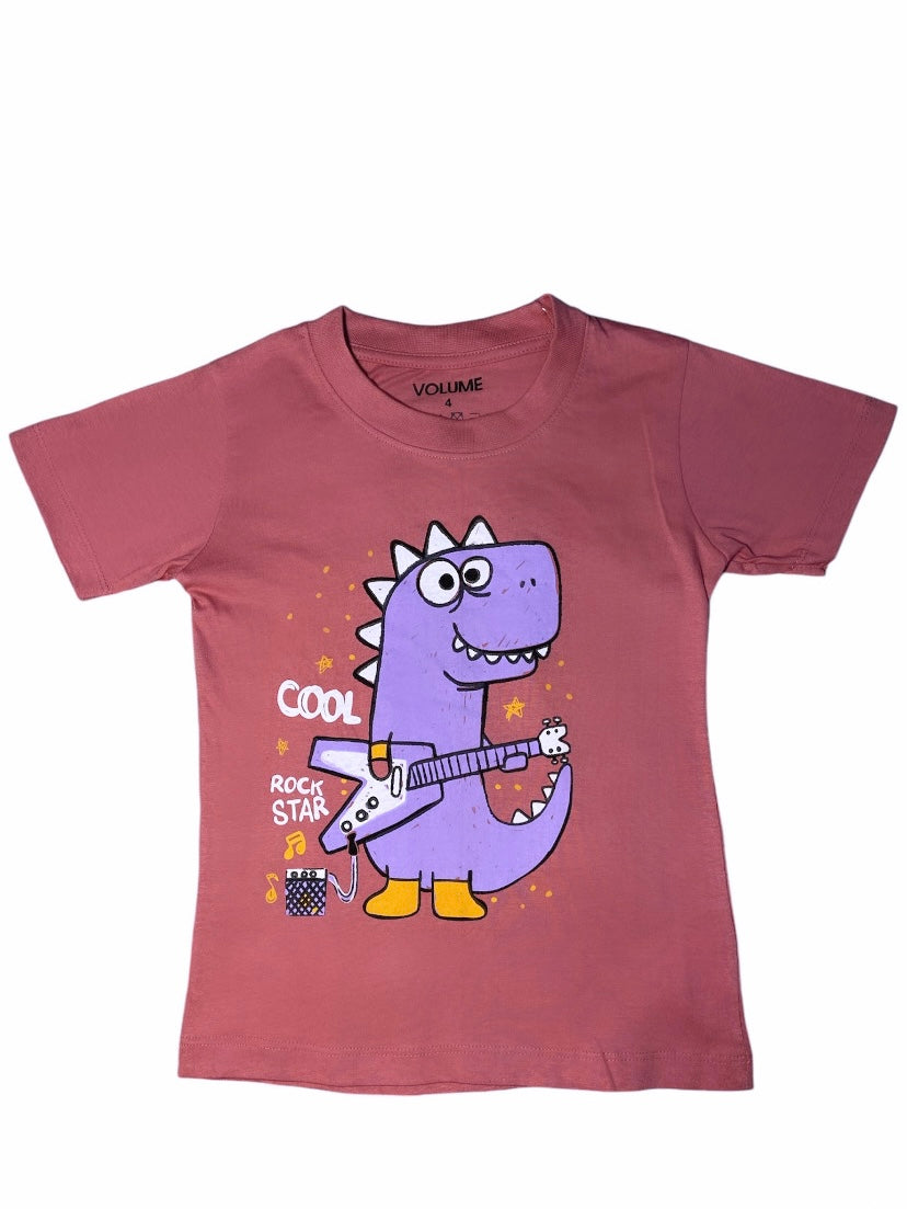 Camiseta palo rosa Dino Cool