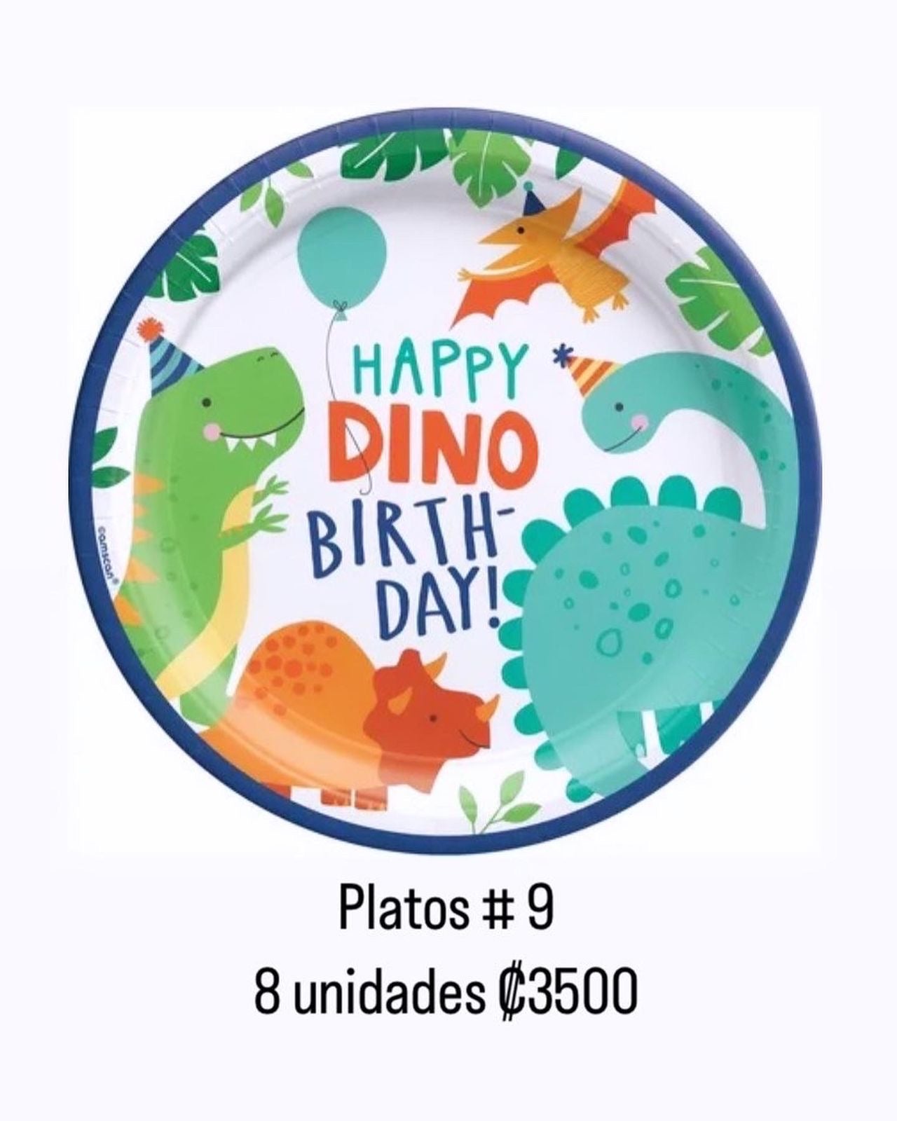 Platos Happy dino